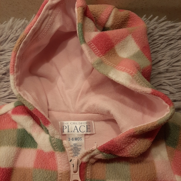 Children's Place Fleece Jacket Size 3-6 Months - Picture 4 of 6